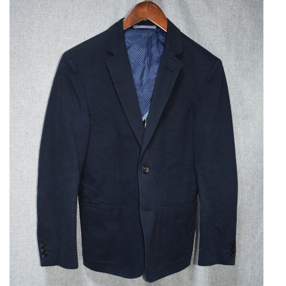 Combatant Gentlemen Navy Blue Slim Fit Blazer 34S